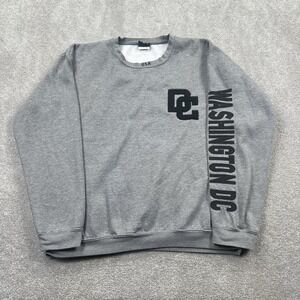 Washington DC Crew Neck Sweatshirt Size XL Gray Crew Neck